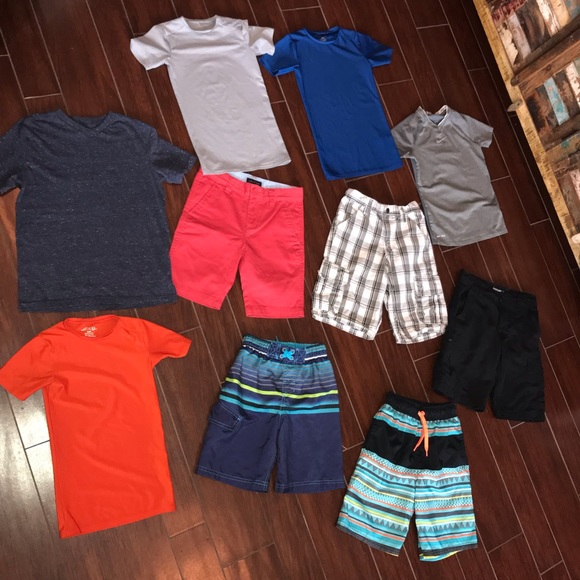 Nike Other - 10 pc boys sz small 8 swim trunks shorts tops 🏖